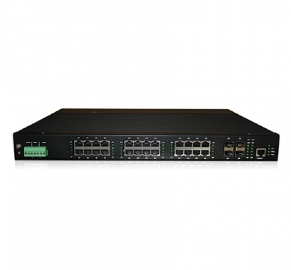 MX28GMC-L系列-28口全千三層機架式工業(yè)級以太網(wǎng)交換機